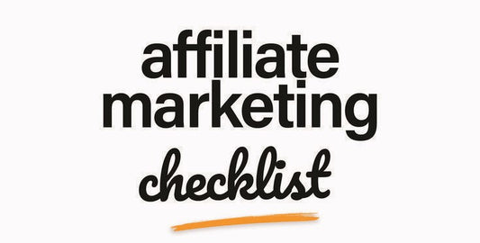 Affiliate marketing checklist for beginners in Kenya showing steps to build online incom