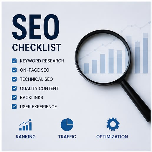SEO checklist for small businesses in Kenya showing entrepreneur analyzing website growth in Nairobi